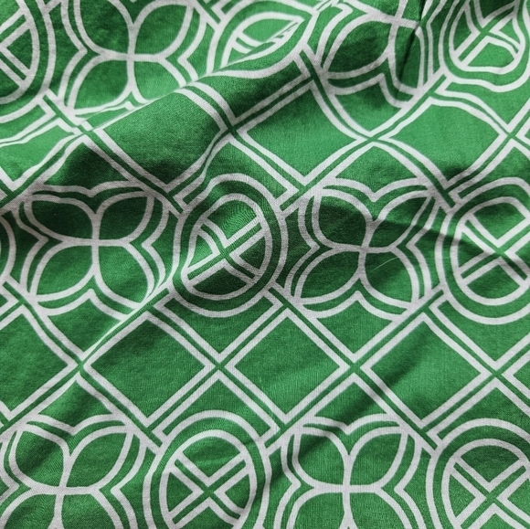 Janie and Jack Girls 5 Asymmetrical Green + White Tank Top Summer 2018 - Picture 3 of 6